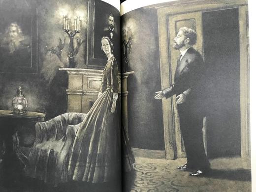 尤金·奥尼尔四部戏剧 4幅跨页插图 豪华皮装18开 商品图9