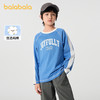 巴拉巴拉童装长袖儿童t恤男童女童2025新款春圆领打底衫简约透气T 商品缩略图0
