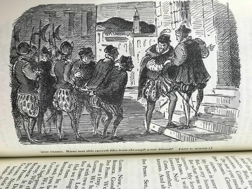 莎士比亚喜剧集 数十幅插图 豪华皮装18开 商品图14