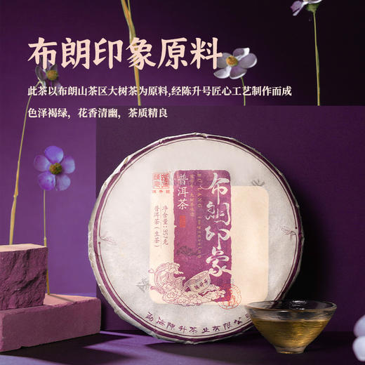 陈升号 2022年布朗印象357g（生茶） 商品图5
