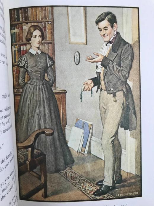 限量版！夏洛蒂·勃朗特《简·爱》 12幅彩色插图 豪华皮装18开 商品图11