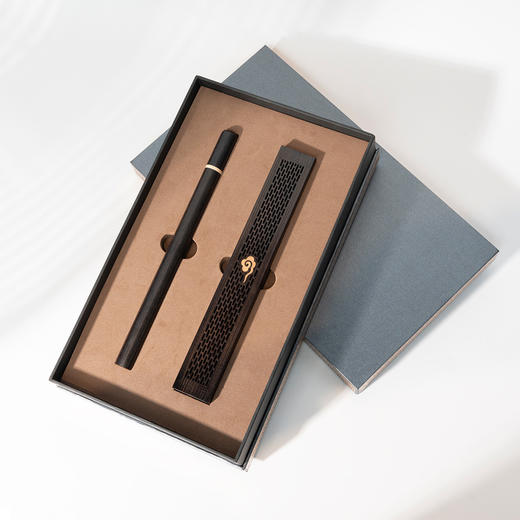 黑檀木祥云香盒沉香礼盒 商品图0