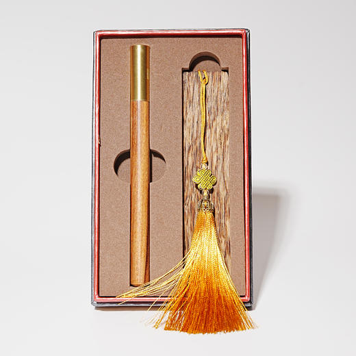 书香门第 沉香书签礼盒 商务送礼 教师送礼 商品图0