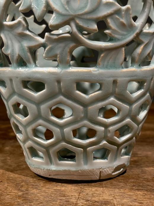 影青镂空灯笼式瓶，顺丰包邮 商品图9