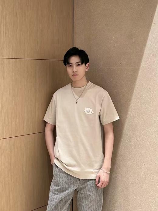 D家 补丁字母圆领短袖 商品图2