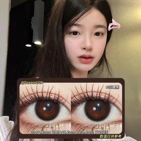 Laseecon年抛·咕噜黑·14.0mm(着色参考13.2mm)·0-800度(无525/575) 韩产进口·(建议佩戴6-8个月左右更换)