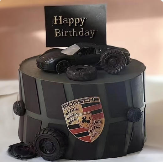 梦想名车男神蛋糕 商品图0
