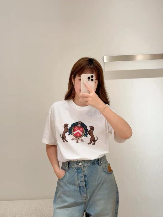 驴家 双狗徽标圆领短袖 商品图6