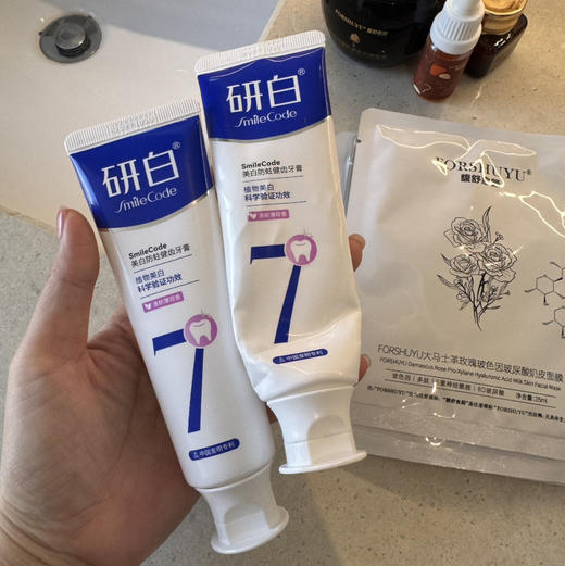 研白 多效美白牙膏套 商品图0