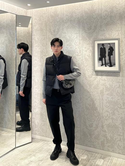 D家 24FW秋冬新款Oblique提花羽绒马甲男女同款（UY*DQJB) 商品图6