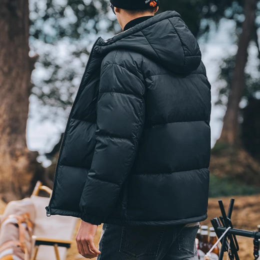 裁缝学苑MS09 男士羽绒服纸样连帽保暖男装外套面包衣服上衣样板裁剪 商品图5