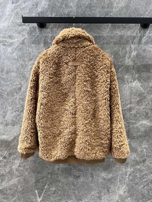 缪家24FW秋冬新款毛领徽标抓绒摇粒绒泰迪毛绒宽松外套（UY*DQJB) 商品图13