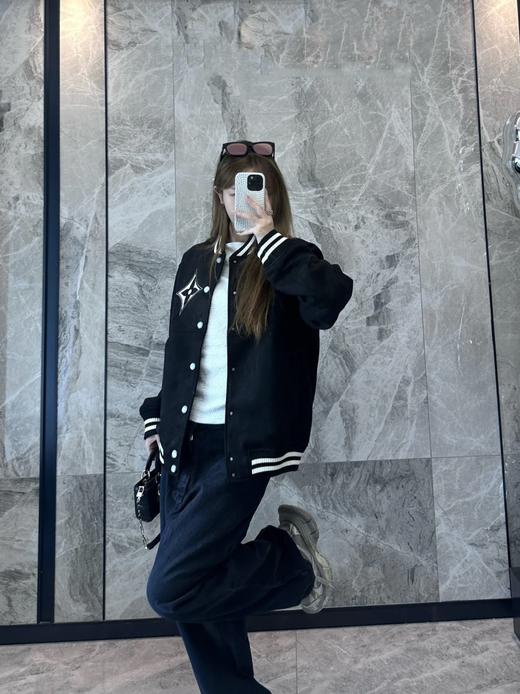驴家24ss新款飞行员夹克外套，定制绒面皮革棒球服男女同款（UY*DY） 商品图4