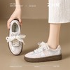 ZHR复古花边德训鞋女2025春季新款厚底增高休闲鞋蕾丝双鞋带板鞋 商品缩略图8