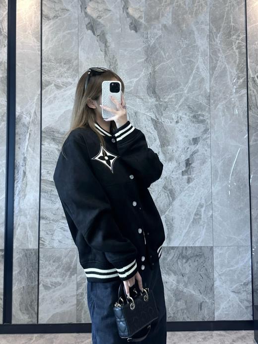 驴家24ss新款飞行员夹克外套，定制绒面皮革棒球服男女同款（UY*DY） 商品图3