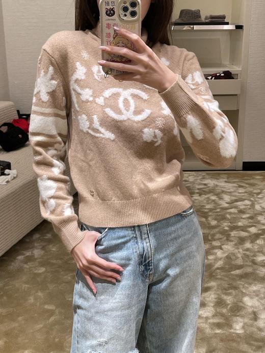 香奶奶24N秋冬新款滑雪高领针织毛衣（UY*DQJB） 商品图6