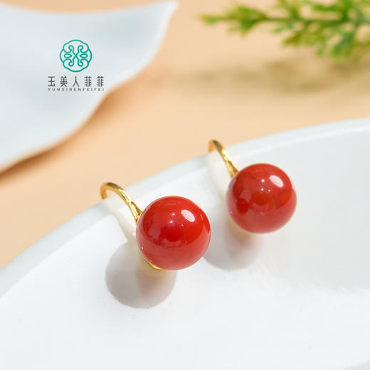 南红耳坠 商品图0