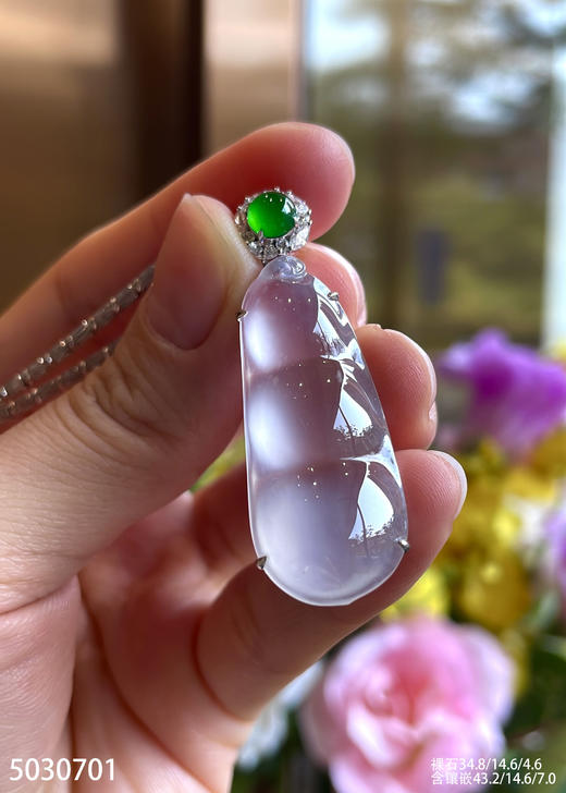 玻璃种福豆吊坠   86999【5030701】 商品图3