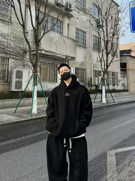 B家斜M泰迪连帽卫衣