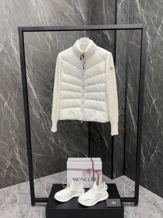 蒙口特级羽绒️Moncler Cardigan tricot 女士羽绒加衬立领羊毛开衫. (️特级版本，羊毛/羊绒/打造.内里填充鹅绒） 商品图9