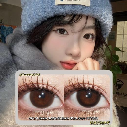 Laseecon年抛·嘿黑&乖巧·14.5mm(着色参考13.6mm)·0-800度(无525/575) 韩产进口·(建议佩戴6-8个月左右更换) 商品图0