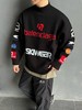 Balenciag*a满饰提花套头高领毛衣 商品缩略图1