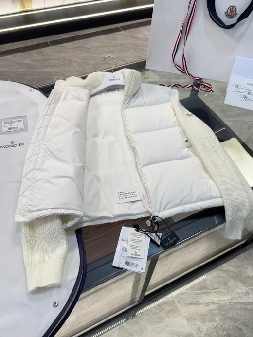 蒙口羽绒上新️Moncler Cardigan女士轻薄衬垫羊毛羽绒开衫外套. 商品图12