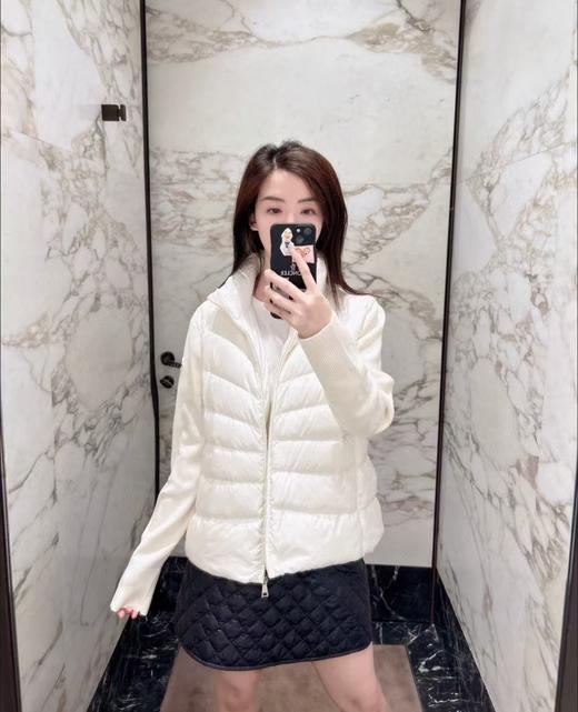 蒙口特级羽绒️Moncler Cardigan tricot 女士羽绒加衬立领羊毛开衫. (️特级版本，羊毛/羊绒/打造.内里填充鹅绒） 商品图0