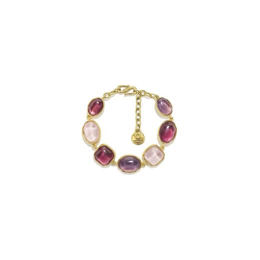 订购2个月到｜Goossens Paris-Cabochons-葡萄果酱紫 手链［法国设计师］ 商品图0