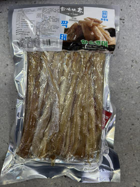 延边特产合顺明太鱼鲜香味硬板200克鱼丝真味鱼片内带蘸料延吉朝鲜族特色