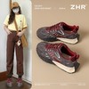 ZHR则则棕色复古德训鞋女春季新款轻便耐磨板鞋柔软透气休闲鞋女 商品缩略图9