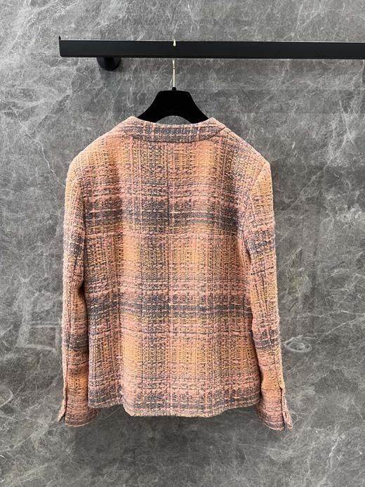 香奶奶 24K秋冬新款橘色落日粗花尼外套（UY*DQJB) 商品图7