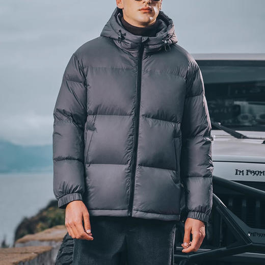 裁缝学苑MS09 男士羽绒服纸样连帽保暖男装外套面包衣服上衣样板裁剪 商品图3