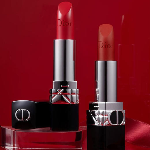 【双12嗨购节】【全球购】【热销】送蓝色化妆包！Dior迪奥香水口红小样四件套 真我+甜心小姐+迪奥蓝金口红小样999丝绒+720丝绒 商品图9