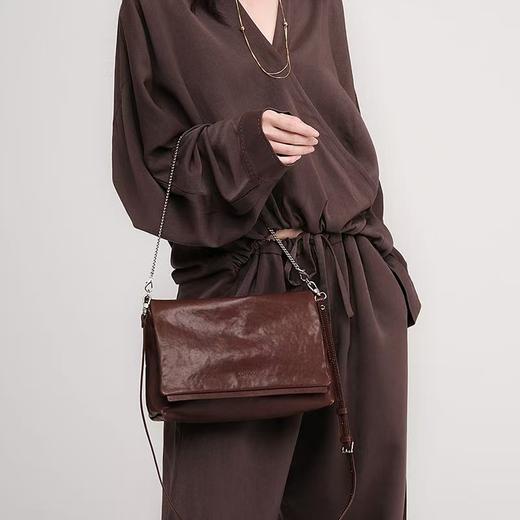 COMICO/高美高小众链条单肩斜挎信封包牛皮大容量腋下通勤邮差包 商品图2