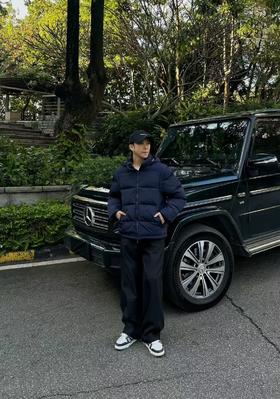 宝家 可拆卸衣袖 两穿羽绒服