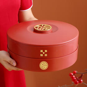 果盘家用客厅茶几水果盘糖果盒干果盒过年零食摆盘收纳盒