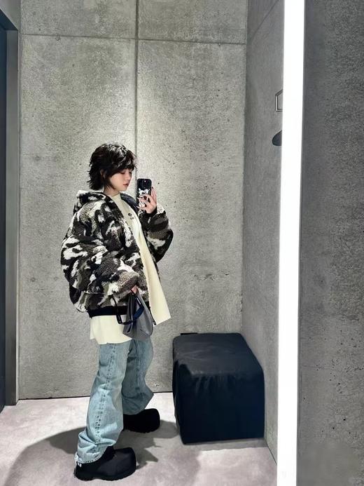 B家迷彩泰迪连帽外套 商品图1