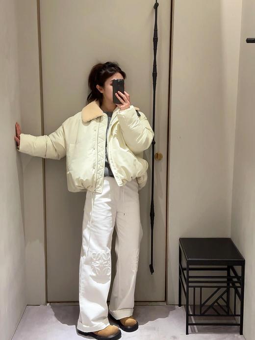 罗家24FW秋冬新款真羊毛皮翻领棉服外套（UY*DQJB） 商品图14