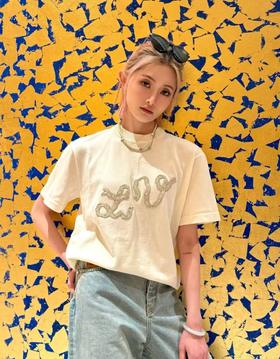 驴家 飘带毛织短袖