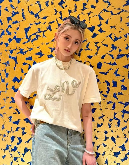 驴家 飘带毛织短袖 商品图0