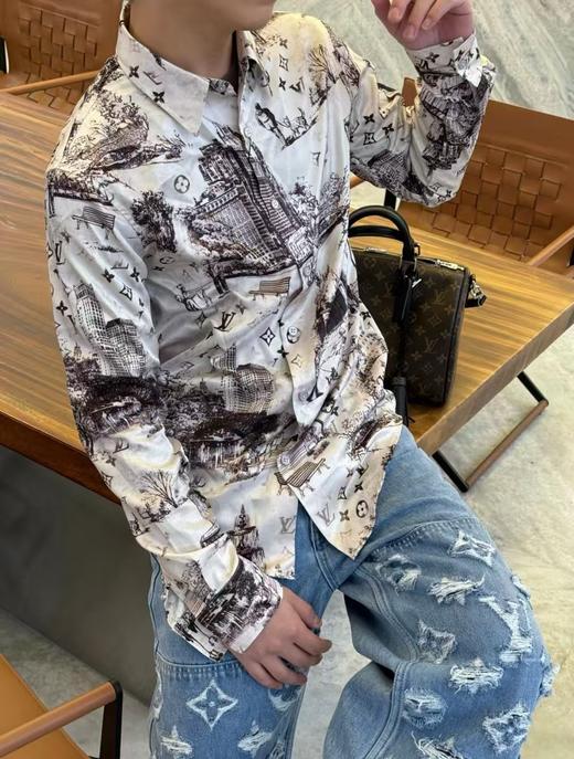 驴家 城市遛狗印花衬衫 商品图4