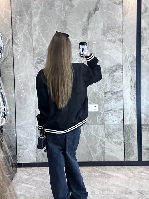 驴家24ss新款飞行员夹克外套，定制绒面皮革棒球服男女同款（UY*DY） 商品图5