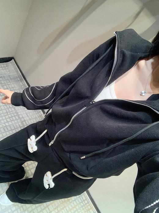 香奶奶 24Fw秋冬新品连帽休闲加绒外套长裤套装（UYDQJB）（UYML） 商品图4