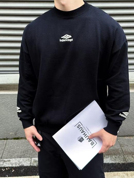 B家 滑雪系列3b刺绣毛衣 商品图3