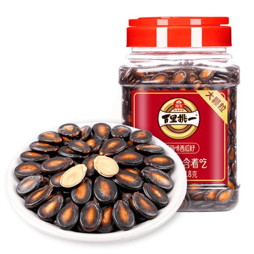 旭东618g罐装大片话梅味西瓜子百里挑一休闲零食坚果炒货 商品图2