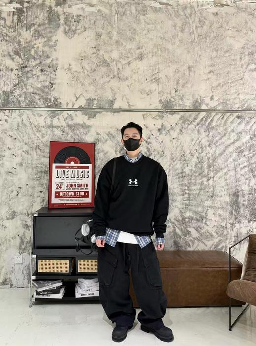 B家 安德玛联名刺绣圆领卫衣 商品图0