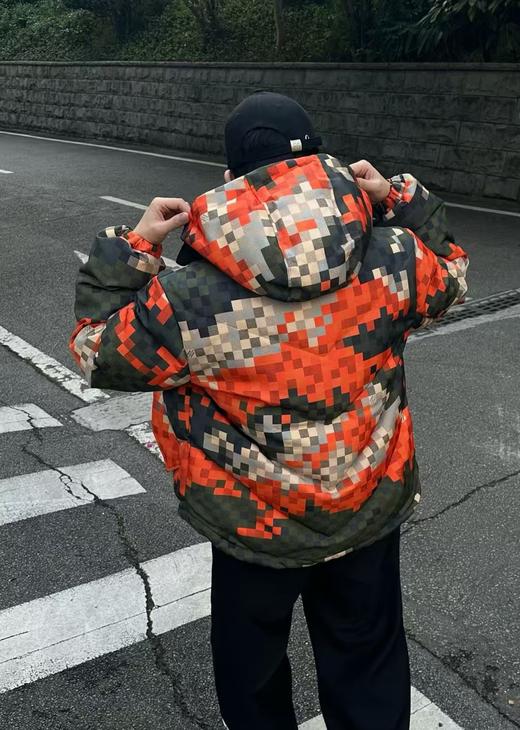 驴家 靓色马赛克棋盘格棉服 商品图3