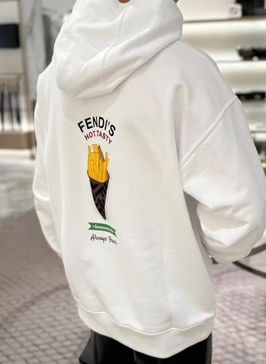 F家 薯条刺绣连帽卫衣 商品图6