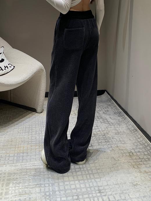 ChromeHe*rts克罗心24Fw秋冬新款十字架装饰灯芯绒直筒长裤（UY*DQJB） 商品图10